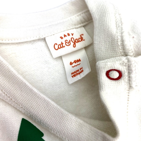 Baby Christmas Outfit Size 6/9m Girls Jolly And Joyful Matching 2pc Set Infants - Picture 5 of 7